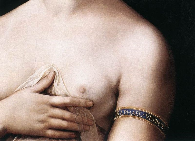 la fornarina dettaglio